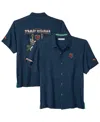 Tommy Bahama Men's Navy Chicago Bears Endzone Paradise Coolmax Button-up Shirt In Blue