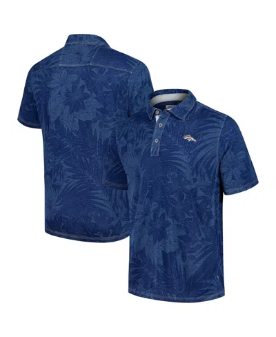 Tommy Bahama Men's Navy Denver Broncos Sport Santiago Paradise Polo Shirt In Blue