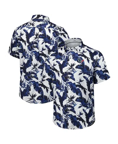 TOMMY BAHAMA MEN'S NAVY HOUSTON TEXANS SUNNYVALE BLOOMS CAMP BUTTON-UP SHIRT