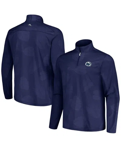 Tommy Bahama Men's Navy Penn State Nittany Lions Delray Frond Islandzone Half-zip Jacket