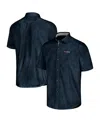 Tommy Bahama Men's Navy Ross Chastain Sport Coconut Point Palm Vista Islandzone Button-up Camp Shirt In Blue