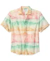 Tommy Bahama Nova Wave Corsica Coast Short Sleeve Cotton Blend Seersucker Button-up Shirt In Multi