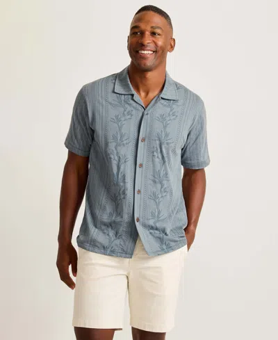 Tommy Bahama Men's Palm Fresco Beach Border Shirt In Blue