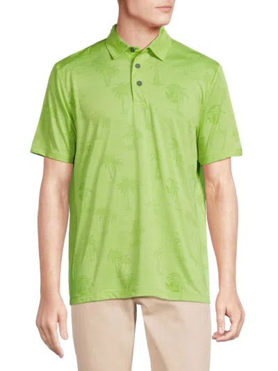 Tommy Bahama Men's Palm Tree Polo In Lit Lime