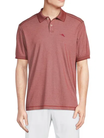 Tommy Bahama Men's Playa Wave Logo Polo In Rose Red