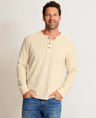 Tommy Bahama Men's Port Oasis Henley Long-sleeve Shirt In Neutral