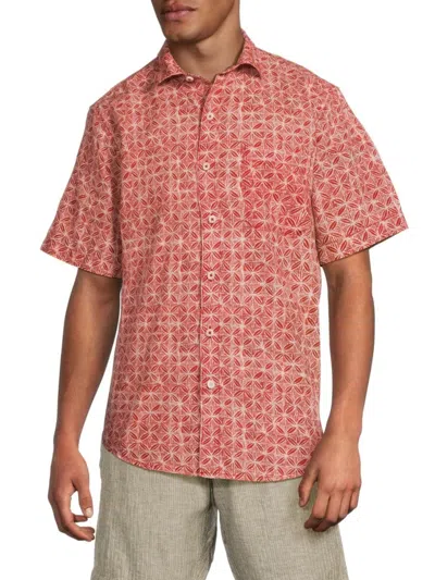 Tommy Bahama Men's Printed Cotton Shirt