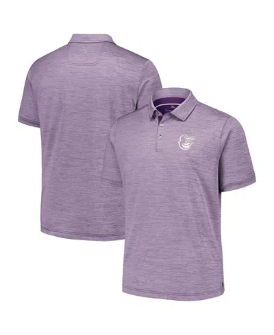 TOMMY BAHAMA MEN'S PURPLE BALTIMORE ORIOLES SPORT SAN RAPHAEL ISLANDZONE POLO SHIRT
