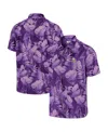 Tommy Bahama Men's Purple Baltimore Ravens Big Tall Coast Nuevo Fronds Islandzone Button-up Shirt In Multi