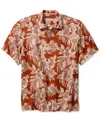 Tommy Bahama Men's Ravello Blooms Regular-fit Floral Button-down Silk Shirt In Brown