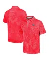 Tommy Bahama Red Georgia Bulldogs Sport Santiago Paradise Polo In Pink