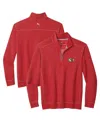 Tommy Bahama Men's Red Kansas City Chiefs Big Tall Montego Bay Half-zip Pullover Sweatshirt In Red