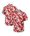 Tommy Bahama Men's Red Kansas City Chiefs Sunnyvale Blooms Camp Button-up Shirt In Red