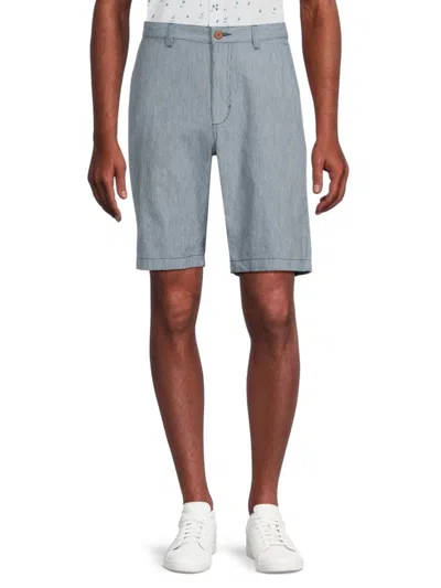 Tommy Bahama Men's Ribbed Linen Blend Shorts In Blue Hot