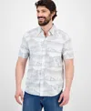 Tommy Bahama Men's San Lucio Corsica Coast Shirt In Gray