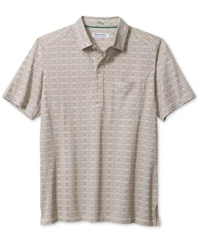 Tommy Bahama Men's San Lucio Shibori Splash Polo Shirt In Brown