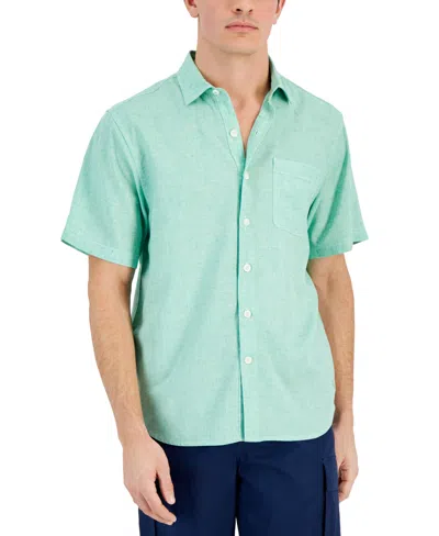 Tommy Bahama Men's Sand Desert Short-sleeve Shirt In Gentle Breeze