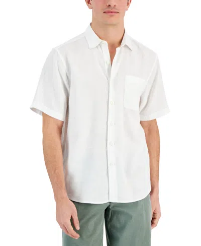 Tommy Bahama Men's Sand Desert Short-sleeve Shirt In White