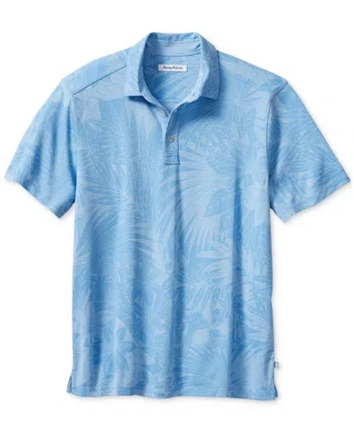 Tommy Bahama Men's Santiago Paradise Printed Polo In Chambray Blue
