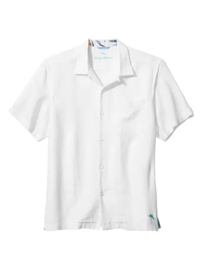 Tommy Bahama Men's Sea Glass Linen Shirt In White