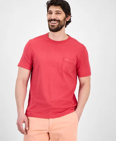 Tommy Bahama Men's Short Sleeve Crewneck Pocket Canal T-shirt In Havana