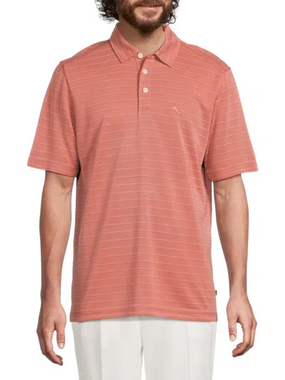 Tommy Bahama Men's Siena Striped Polo In Purple