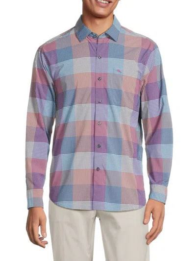 Tommy Bahama Men's Siesta Plaid Shirt In Blue