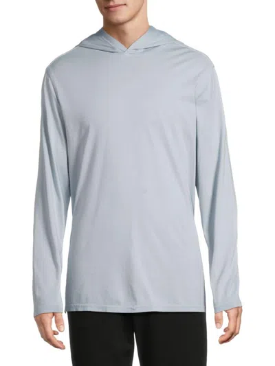Tommy Bahama Men's Solid Pima Cotton Hoodie In Blue