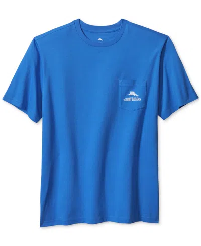 Tommy Bahama Men's Spin There Won That Graphic Crewneck Short Sleeve T-shirt In Palace Blue