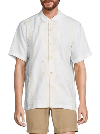 Tommy Bahama Men's Til Fronds Print Linen Shirt In Continental