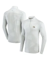 Tommy Bahama Men's  Gray Baltimore Ravens Delray Frond Islandzone Half-zip Sweatshirt In Gray