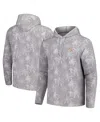 TOMMY BAHAMA MEN'S TOMMY BAHAMA GRAY HOUSTON ASTROS PALM FRENZY HOODIE LONG SLEEVE T-SHIRT