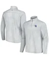 Tommy Bahama Men's  Gray Florida State Seminoles Delray Frond Islandzone Half-zip Jacket In Gray