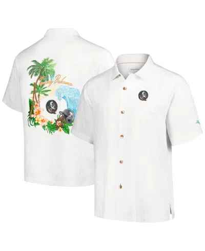 Tommy Bahama Men's  White Florida State Seminoles Castaway Game Camp Button-up Shirt