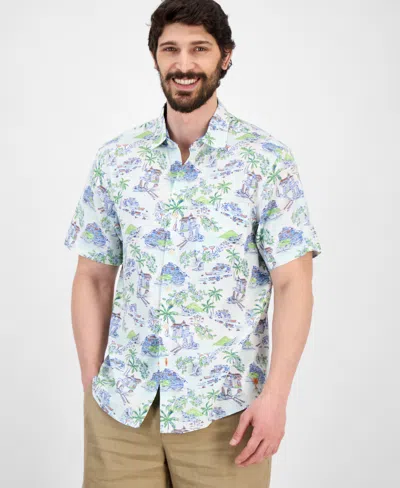 Tommy Bahama Men's Tortola Paradise Isle Regular-fit Printed Button-down Shirt In White