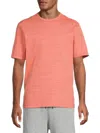 Tommy Bahama Men's Villa Haven Textured Stripe Cotton T-shirt In Rose