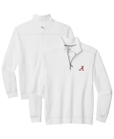 Tommy Bahama Men's White Alabama Crimson Tide Montego Bay Half-zip Jacket