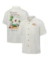 Tommy Bahama White Michigan Wolverines Grand Slam Bay Camp Button-up Shirt