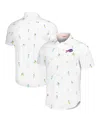 Tommy Bahama White Kansas City Chiefs Nova Wave Flocktail Button-up Shirt In White