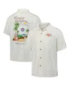 Tommy Bahama White Michigan Wolverines Grand Slam Bay Camp Button-up Shirt In White