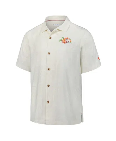 Tommy Bahama Men's White Cleveland Guardians Grand Slam Bay Camp Button-up Shirt