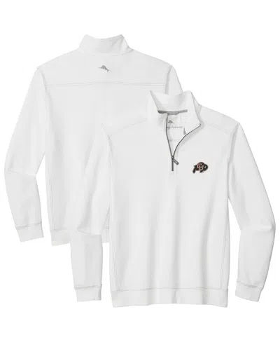 Tommy Bahama Men's White Colorado Buffaloes Montego Bay Half-zip Jacket
