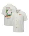 Tommy Bahama White Michigan Wolverines Grand Slam Bay Camp Button-up Shirt In White
