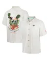 Tommy Bahama Men's White Kansas City Chiefs Coconut Matchup Camp Button-up Shirt In White