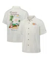 Tommy Bahama White Michigan Wolverines Grand Slam Bay Camp Button-up Shirt In White