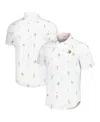Tommy Bahama White Kansas City Chiefs Nova Wave Flocktail Button-up Shirt In White