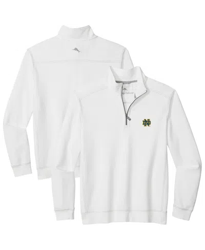 Tommy Bahama Men's White Notre Dame Fighting Irish Montego Bay Half-zip Jacket
