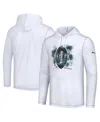 Tommy Bahama Men's White Philadelphia Eagles Graffiti Touchdown Pullover Hoodie In White