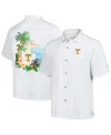 Tommy Bahama White Texas Tech Red Raiders Castaway Game Camp Button-up Shirt In White