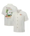 Tommy Bahama White Michigan Wolverines Grand Slam Bay Camp Button-up Shirt